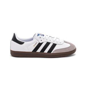 Adidas Originals Samba Og Sneaker in White, Black, & Clear Granite